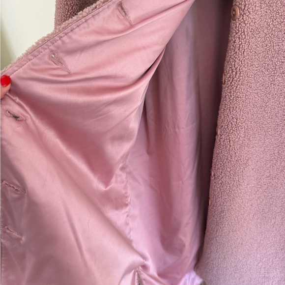 THE GREAT. Mauve Teddy Jacket - Picture 6 of 6